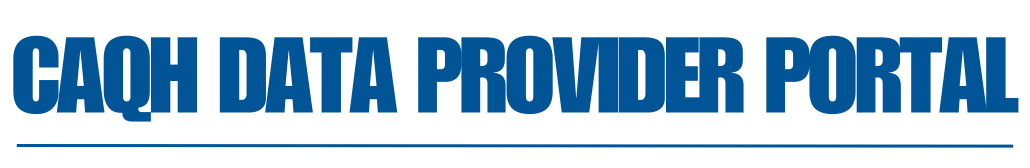 CAQH Provider Data Portal​